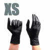 Перчатки нитриловые неопудренные, размер XS (черные), 1 пара