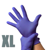 Перчатки нитриловые неопудренные, размер XL (фиолетовые), 1 пара